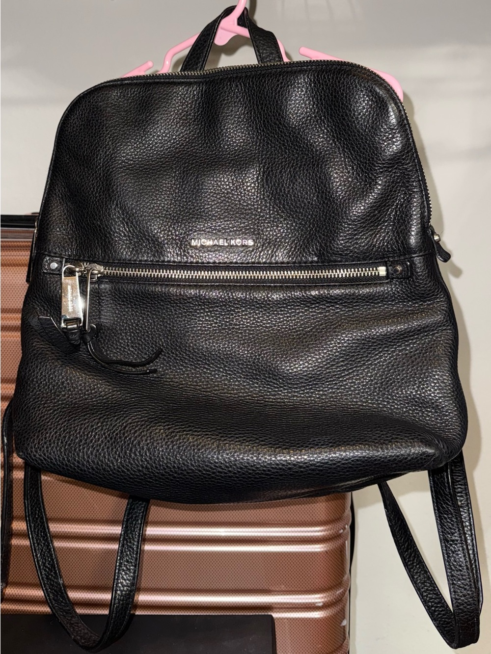 Michael Kors Black Quilted Interior Handbag